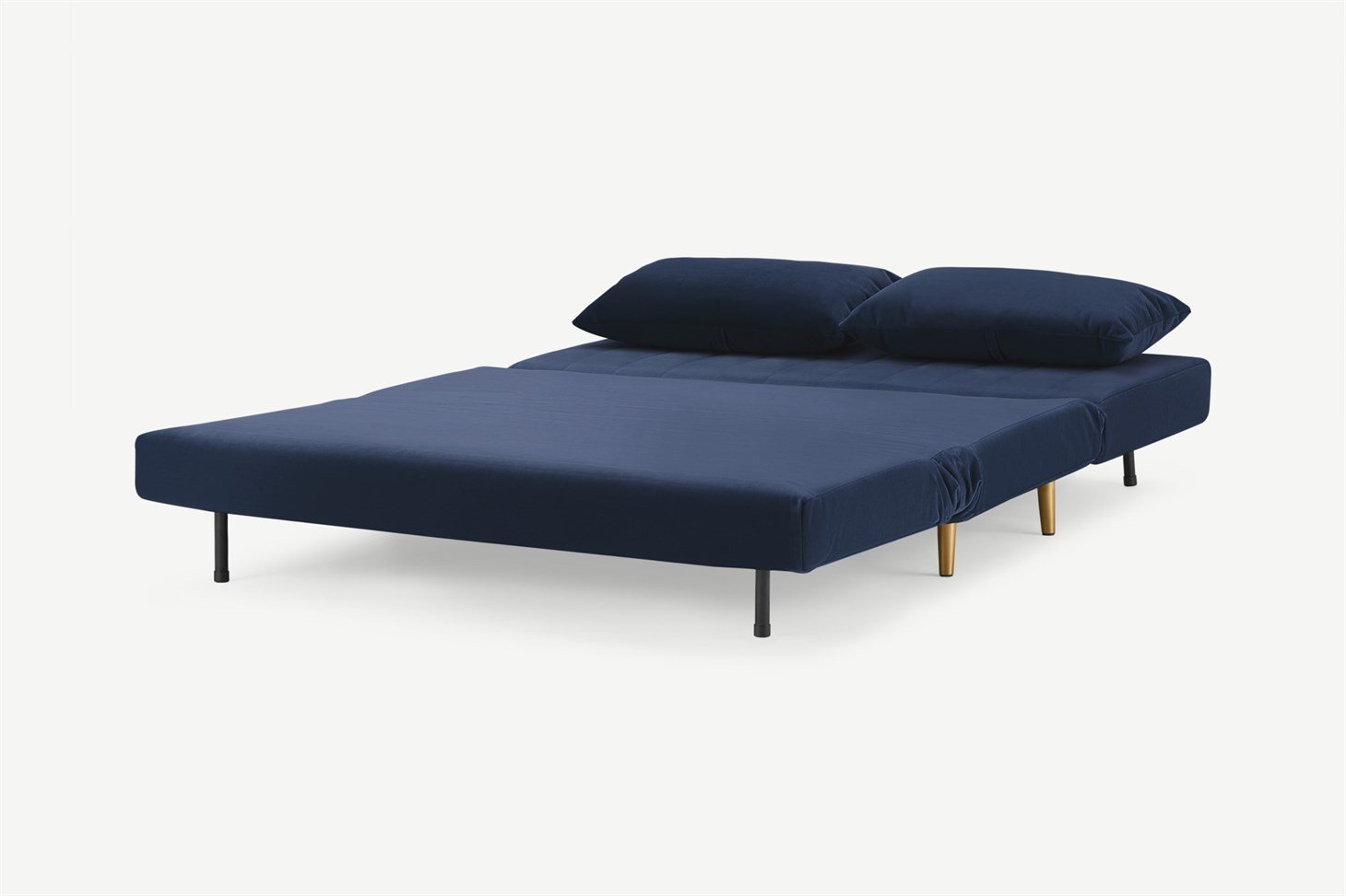 Bessie Large Double Sofa Bed, Royal Blue Velvet