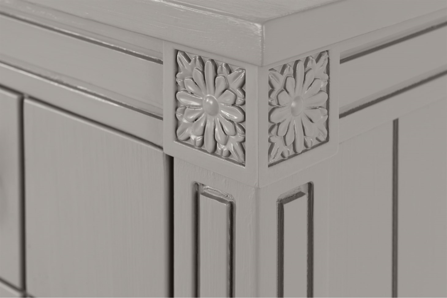 Bourbon Vintage Compact Desk, Grey