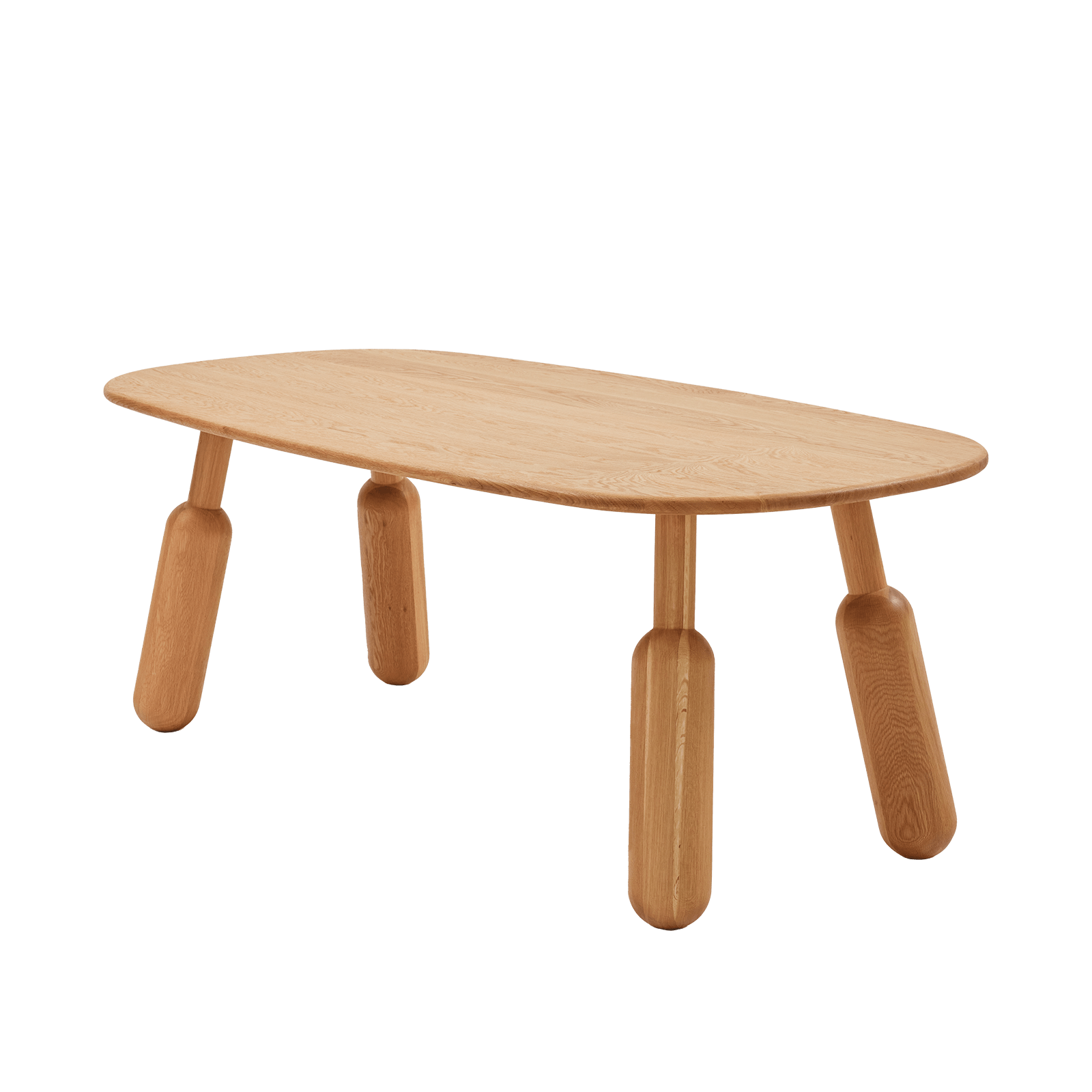 Bulb Yemek Masası, Masif Meşe (American White Oak)