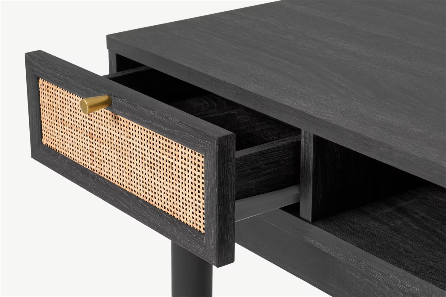 Hazeran Çalışma Masası Rmn 9137, Meşe Ağacı & Siyah