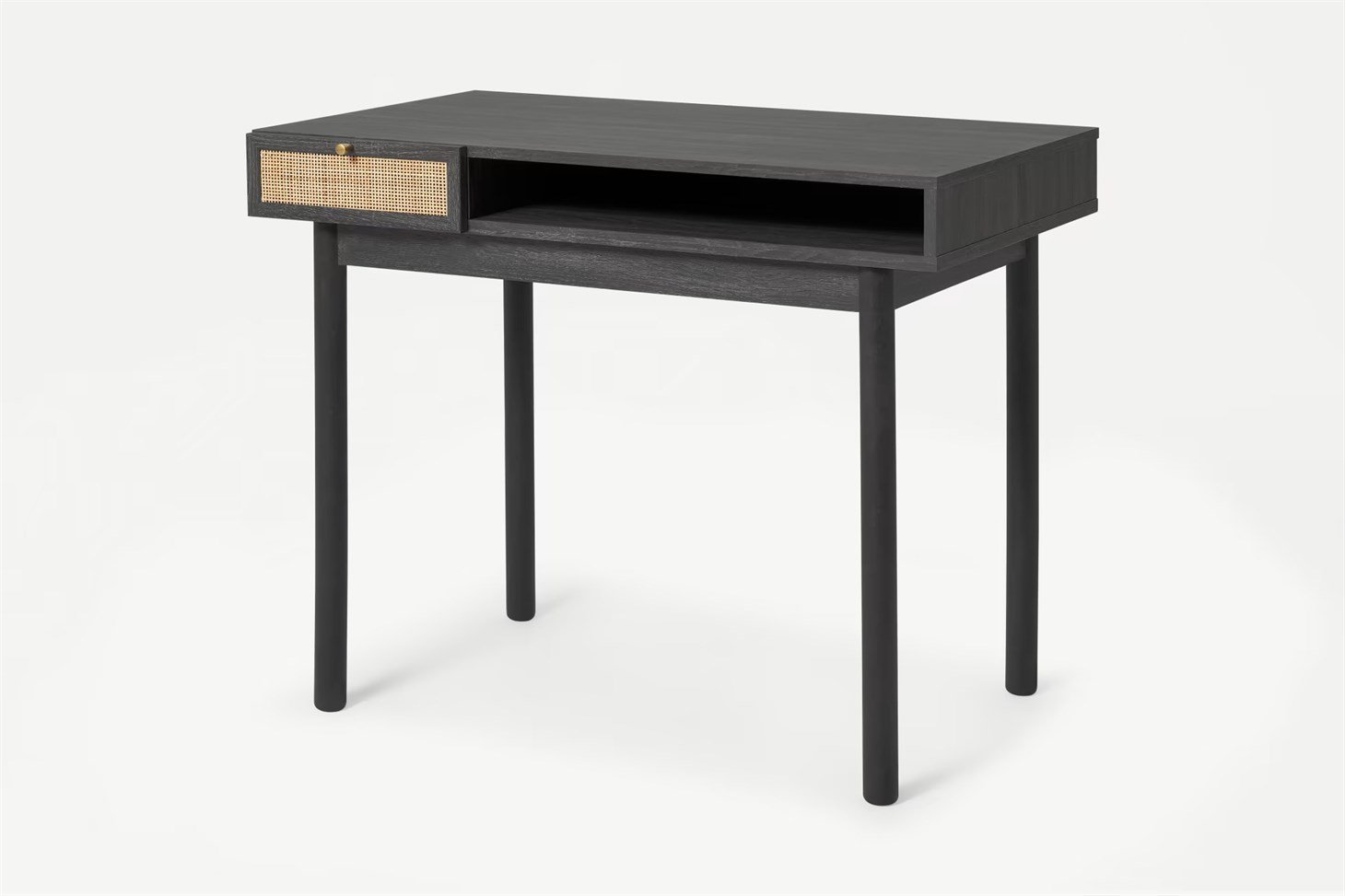 Hazeran Çalışma Masası Rmn 9137, Meşe Ağacı & Siyah