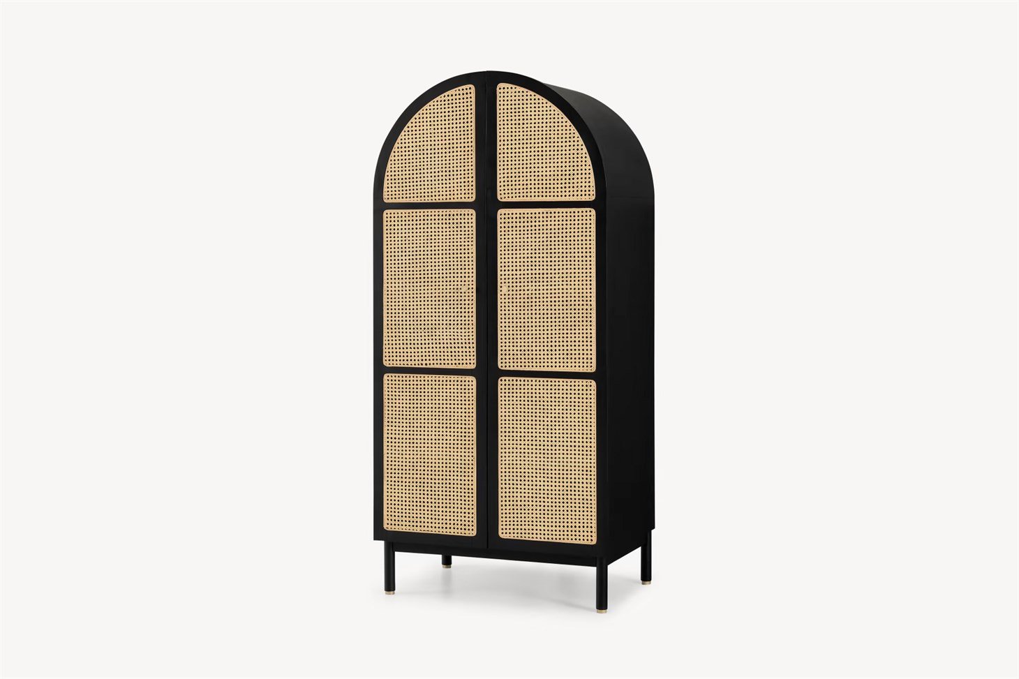 Hazeran Dolap İki Kapaklı Rmn 9110, Meşe Ağacı & Siyah