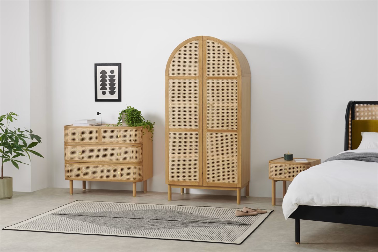 Hazeran Dolap İki Kapaklı Rmn 9111, Meşe Ağacı