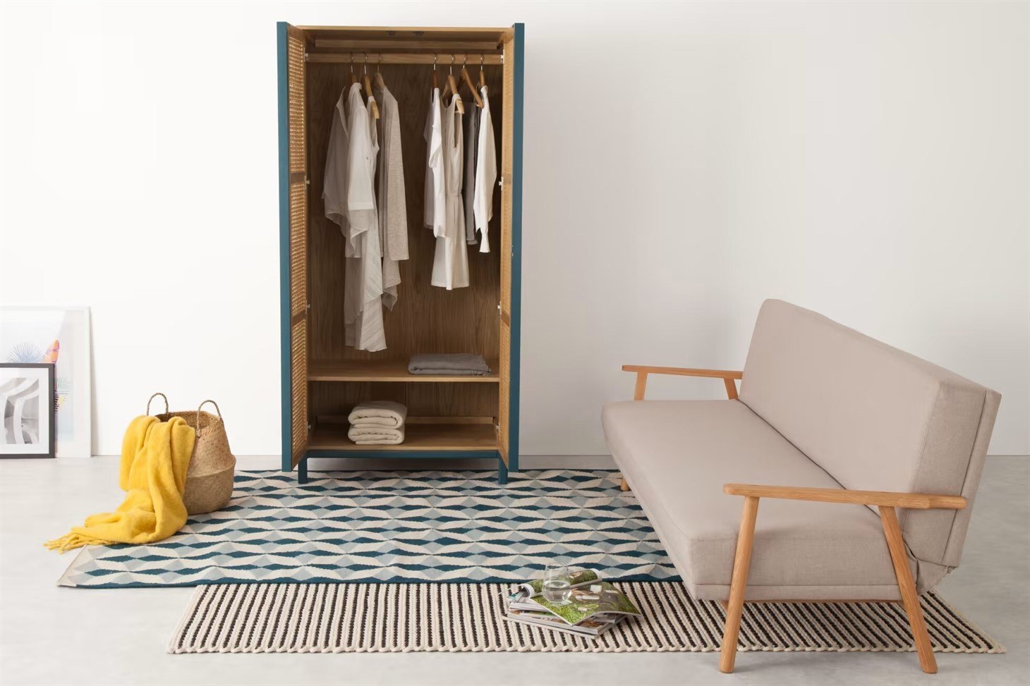 Hazeran Dolap İki Kapılı Rmn 9121, Meşe Ağacı