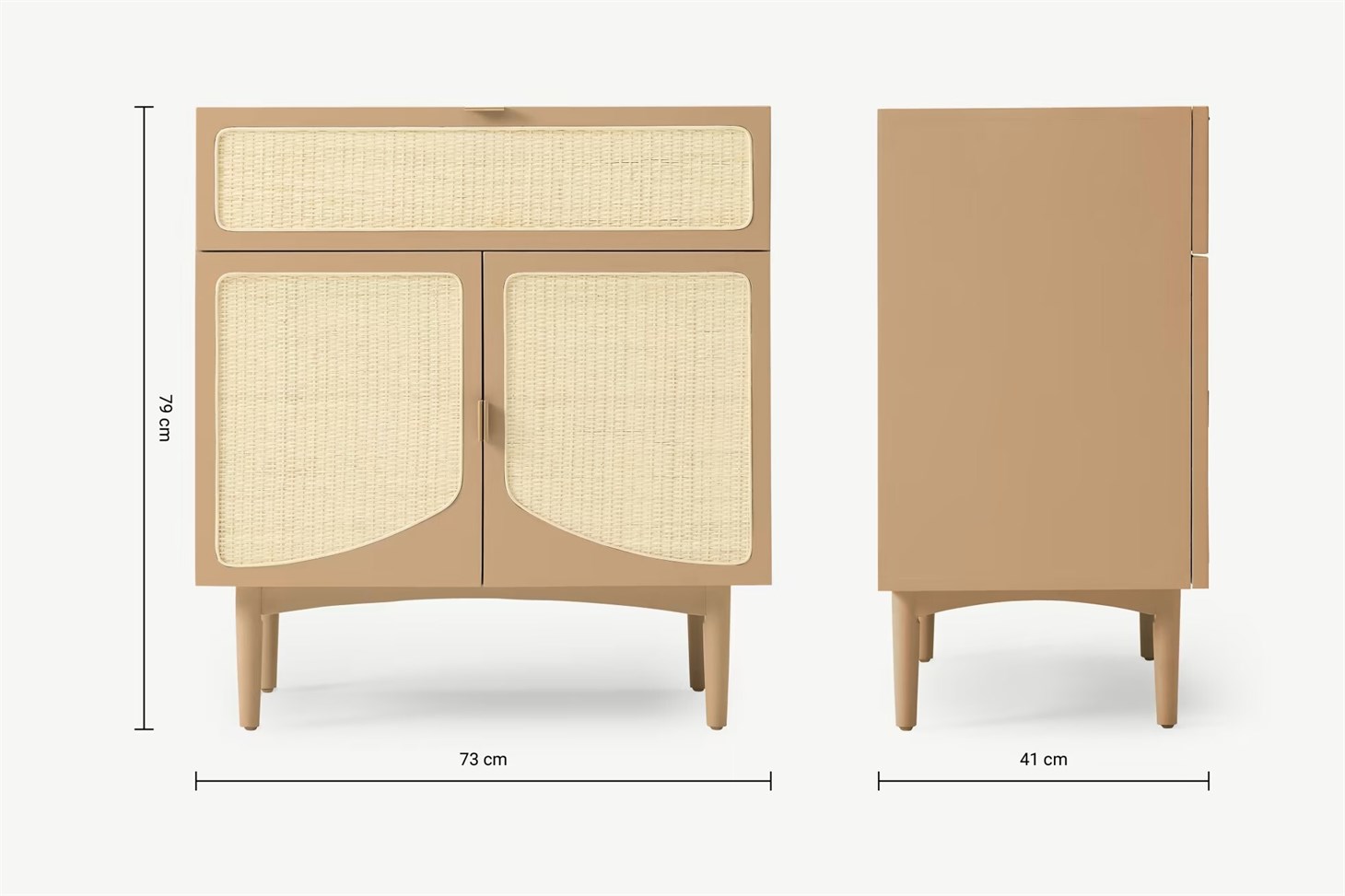 Hazeran Konsol Rmn 9141, Meşe Ağacı & Karamel
