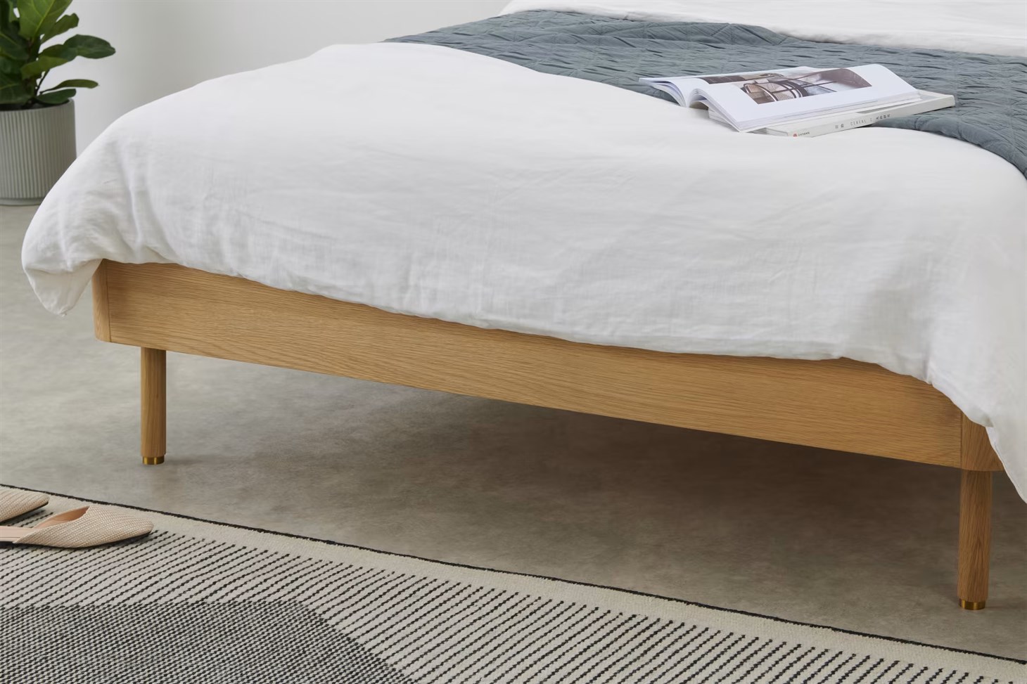 Hazeran Kral Boy Karyola Rmn 9102, Meşe Ağacı