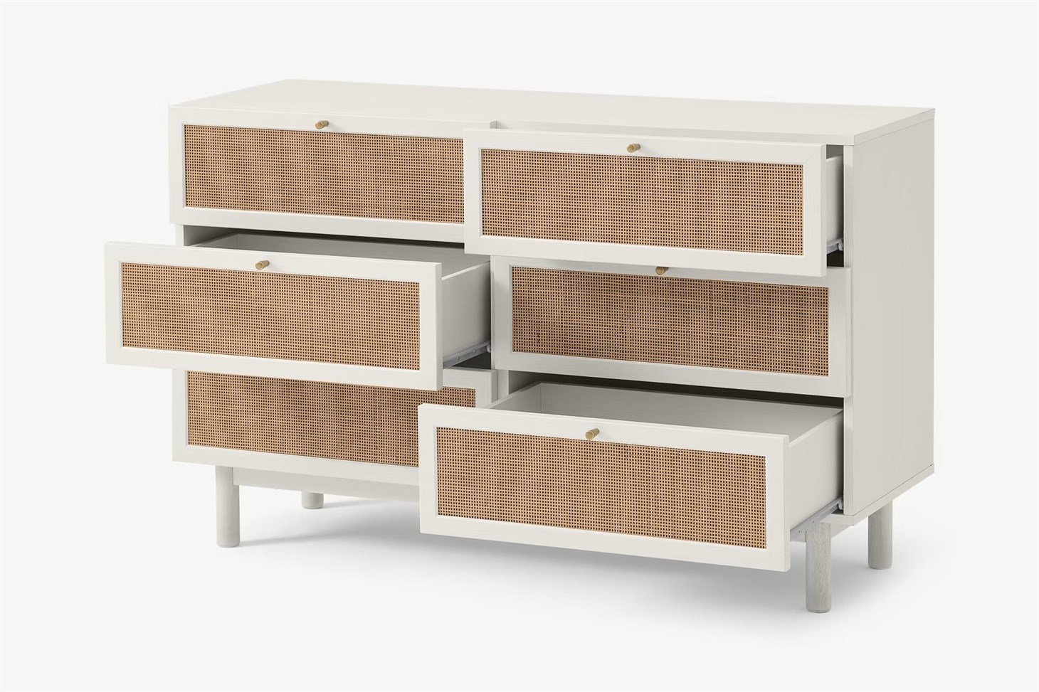 Hazeran Şifonyer Rmn 9150, Meşe Ağacı & Beyaz