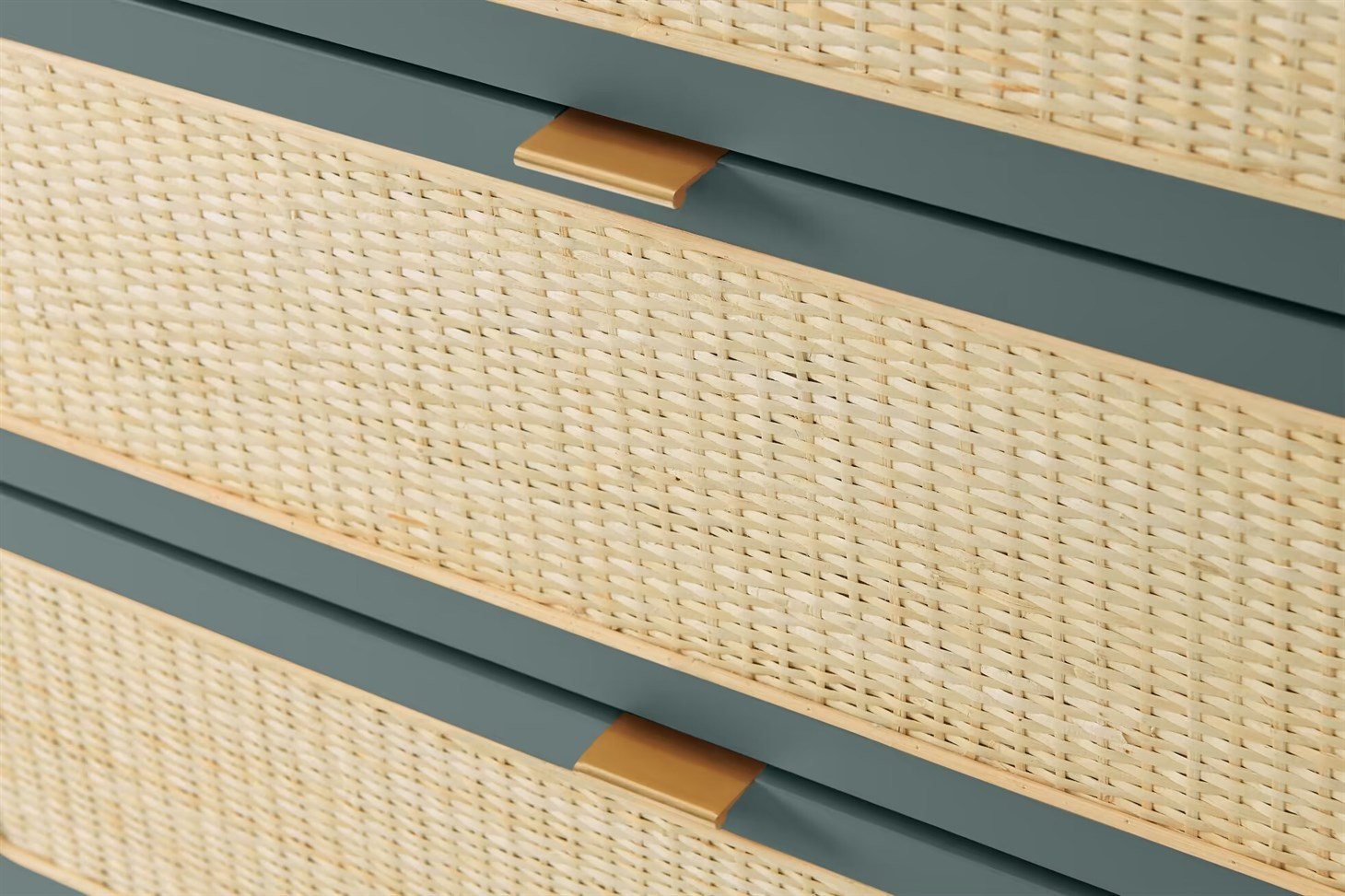 Hazeran Uzun Şifonyer Rmn 9149, Meşe Ağacı & Okyanus Mavisi