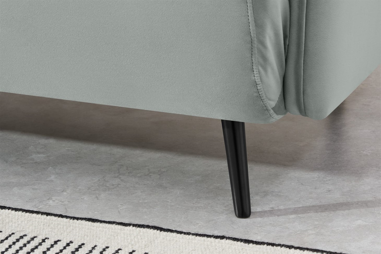 Hettie Small Sofa Bed, Ice Blue Velvet