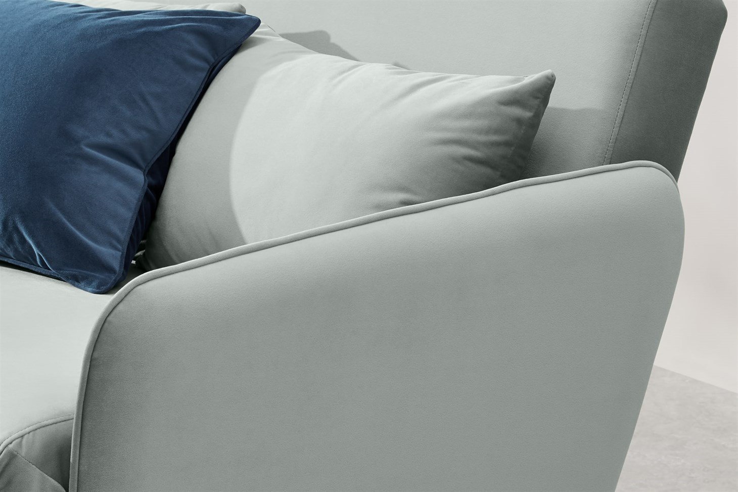 Hettie Small Sofa Bed, Ice Blue Velvet