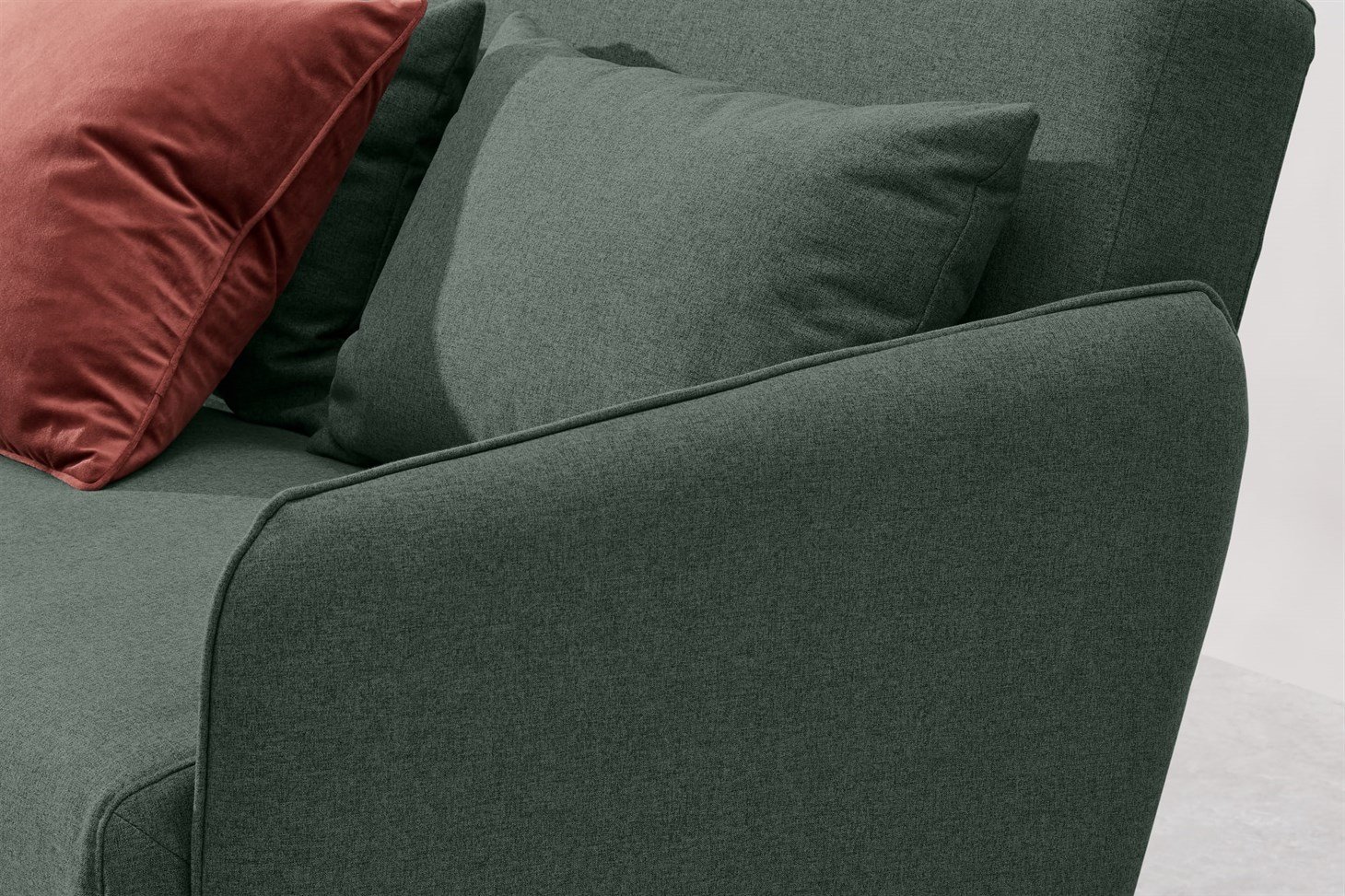 Hettie Small Sofa Bed, Woodland Green