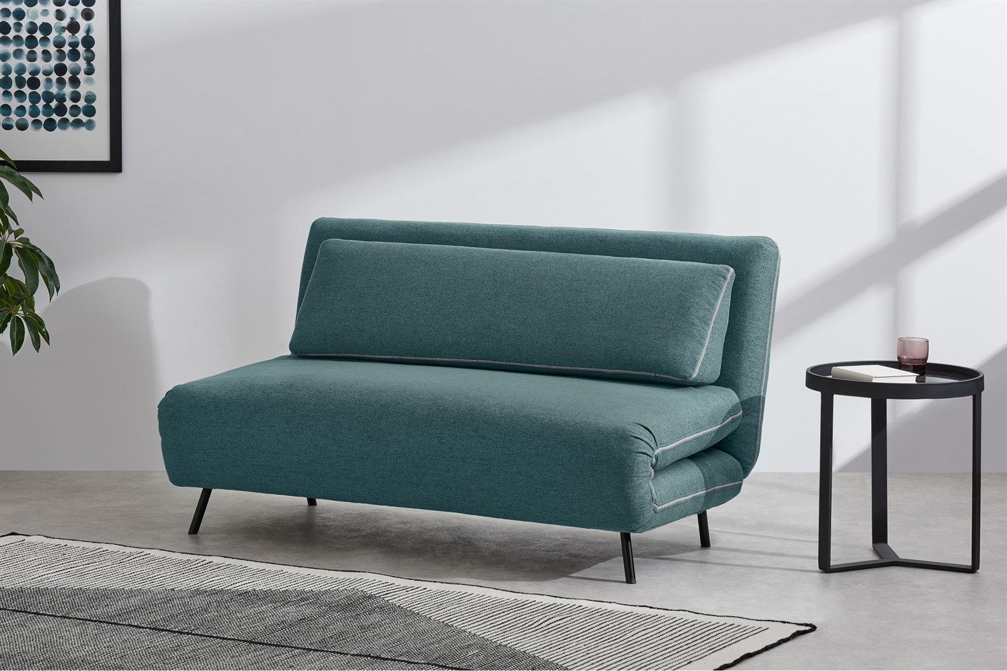 Kahlo Large Double Sofa Bed, Sherbet Blue