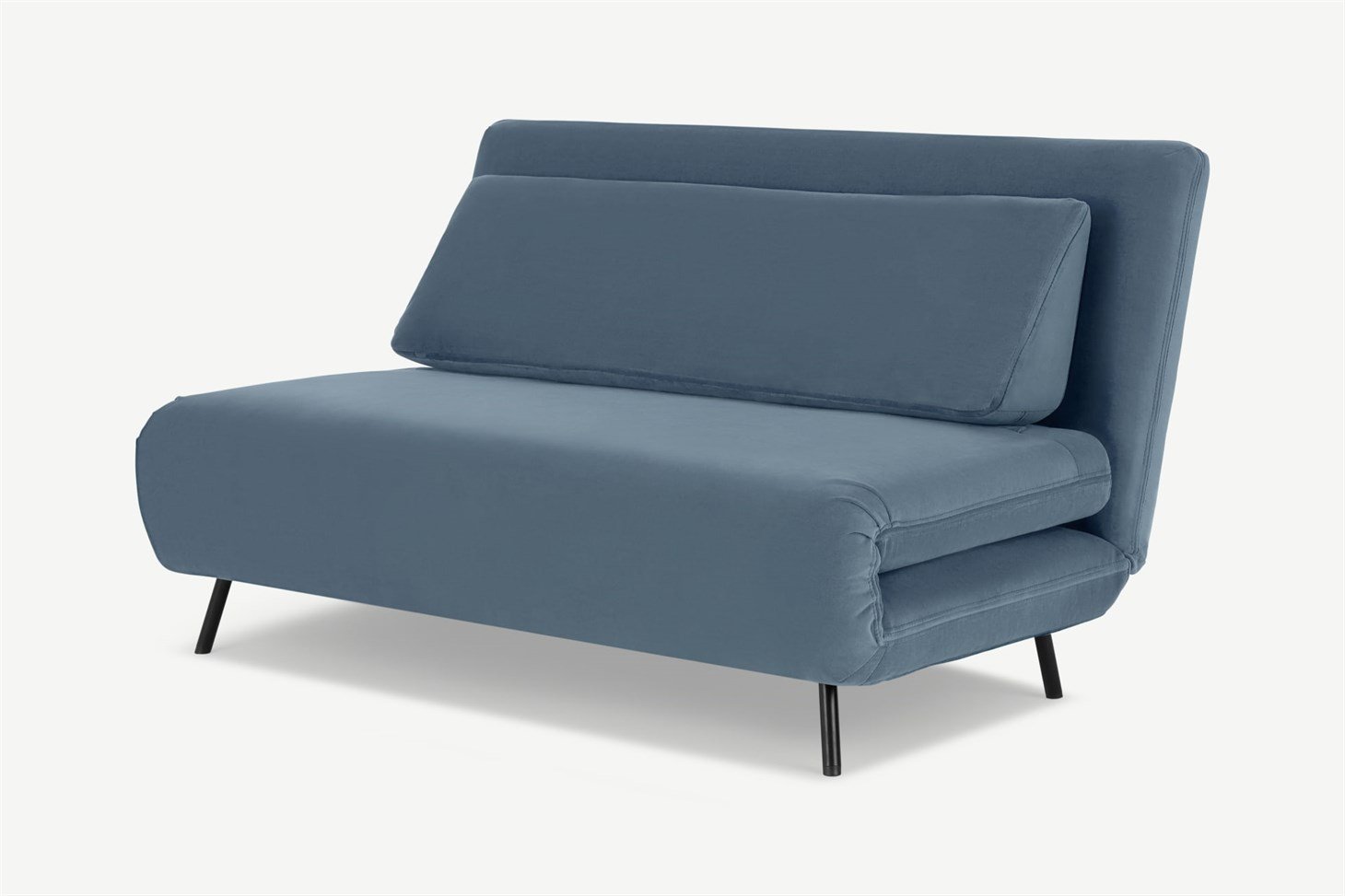 Kahlo Large Sofa Bed, Arctic Blue Velvet