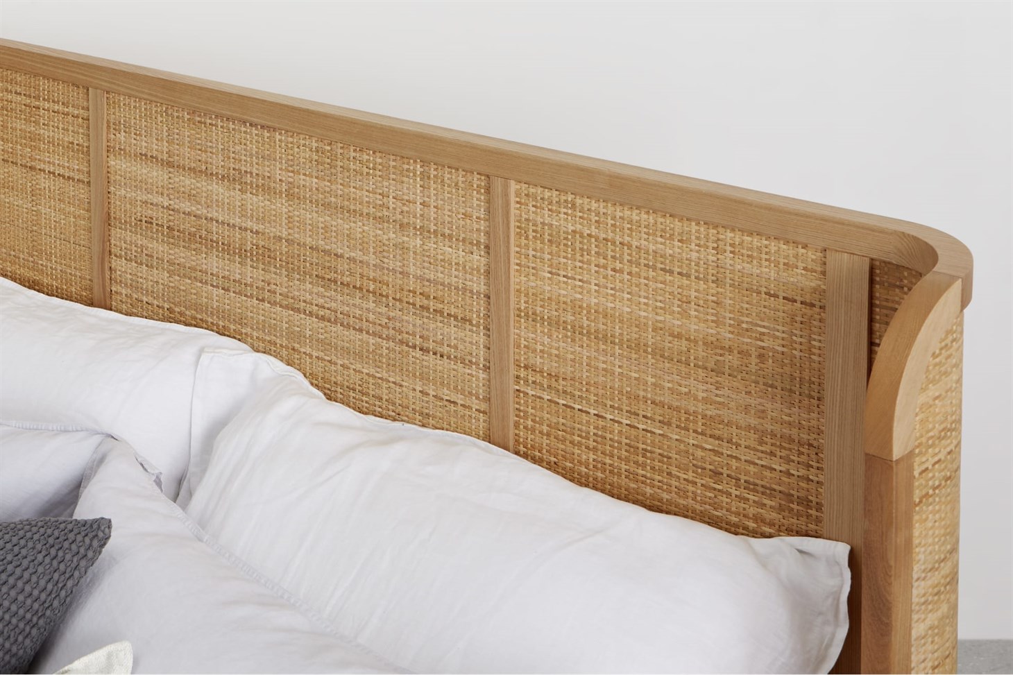 Liana King Size Bed,  Ash  Rattan