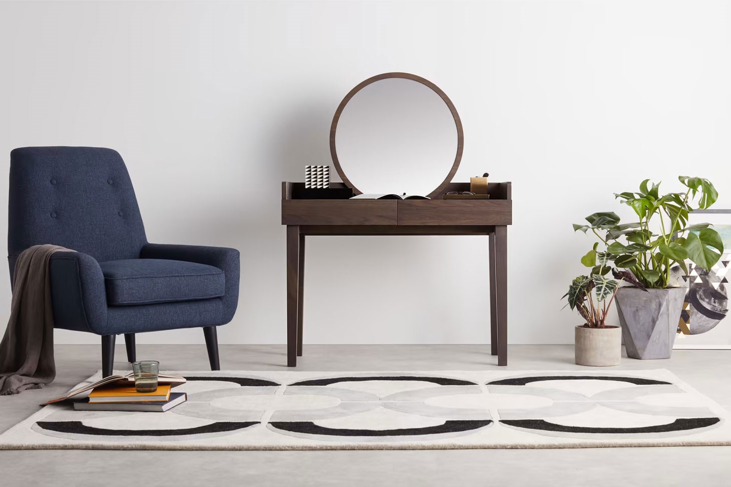 Makyaj Masası Rmn 9286, Ceviz Ağacı