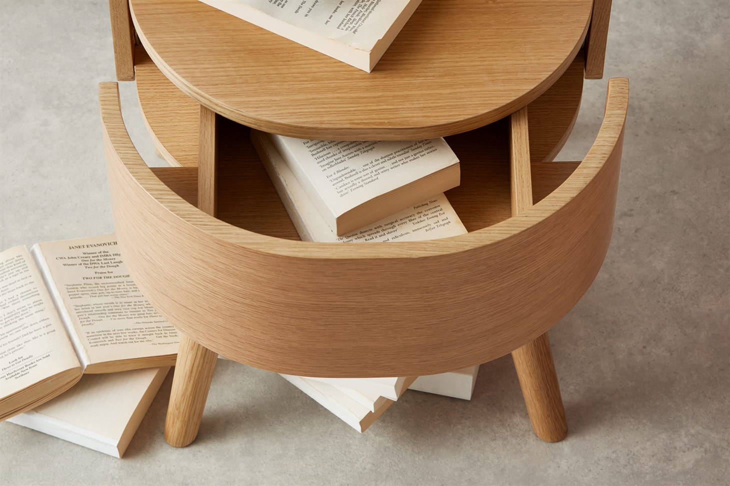 Odie Bedside Table, Oak