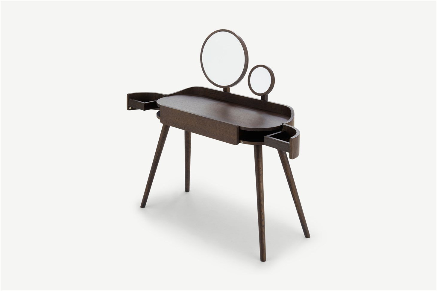 Odie Dressing Table, Dark Stain Oak