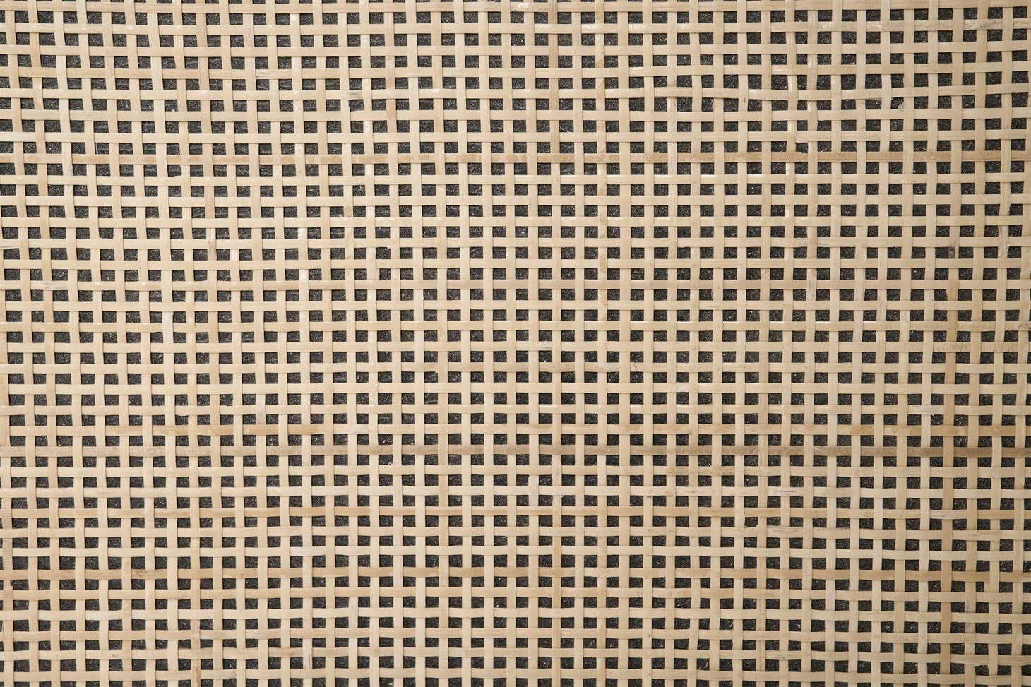 Pavia Double Shoe Storage, Natural Rattan  Black Wood Effect