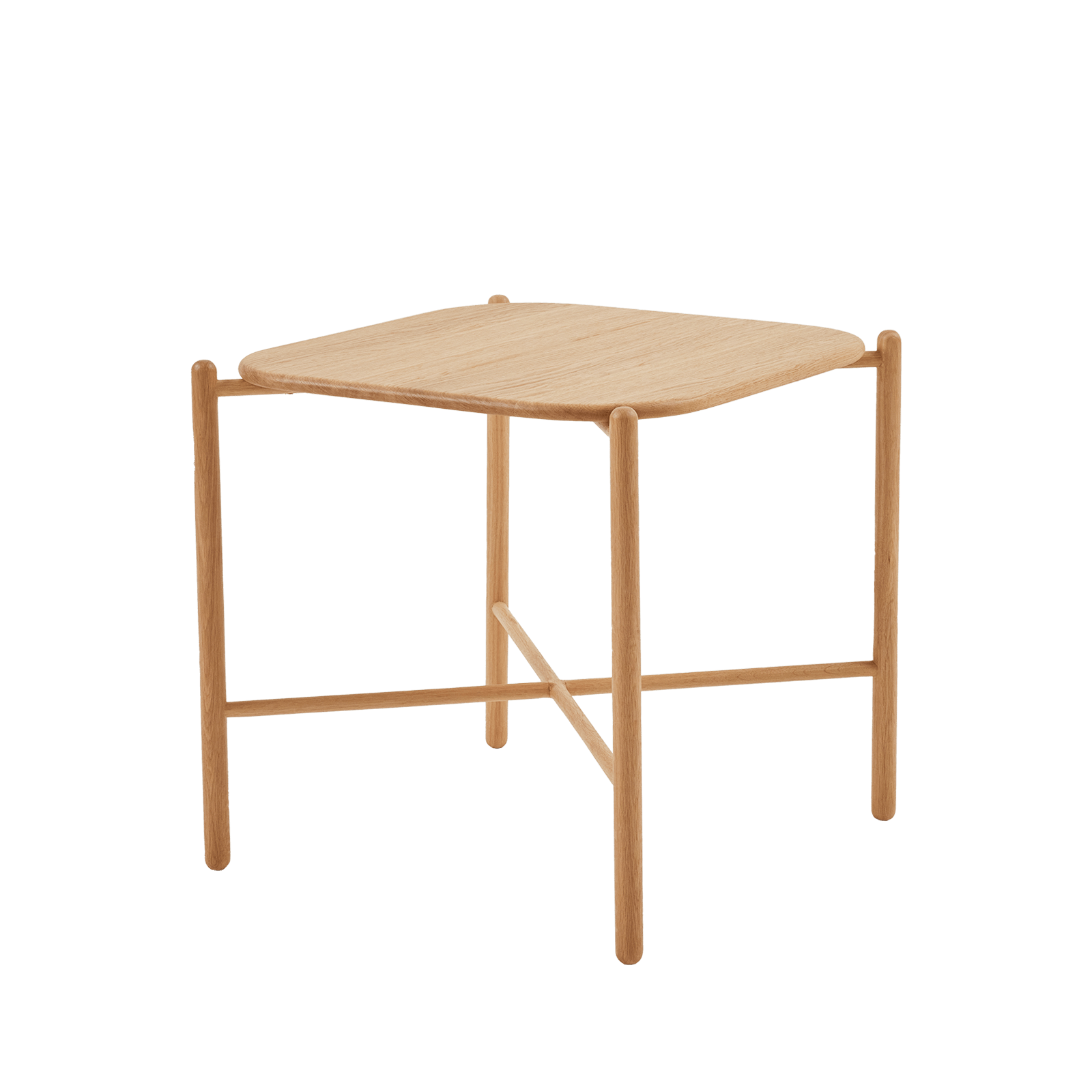 Quad Kare Yan Sehpa, Masif Meşe (American White Oak)