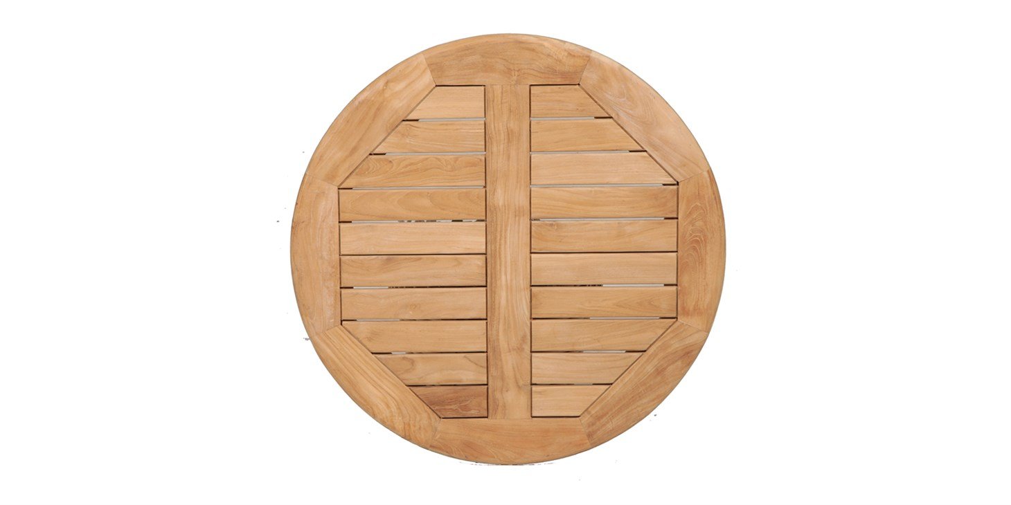 Teak Masa Tablası Yuvarlak