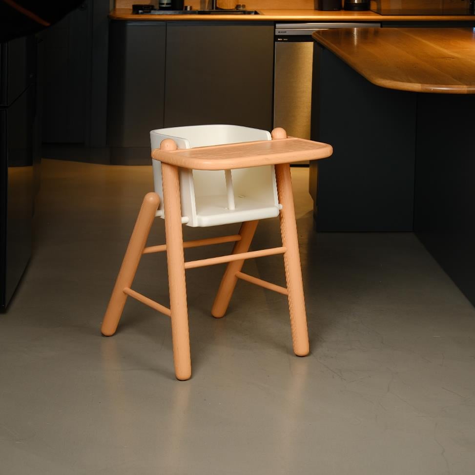 Throne Mama Sandalyesi, Masif Dişbudak (Şeftali)