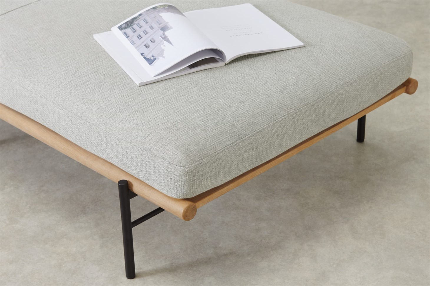 Wilco Day Bed, Luna Grey Weave