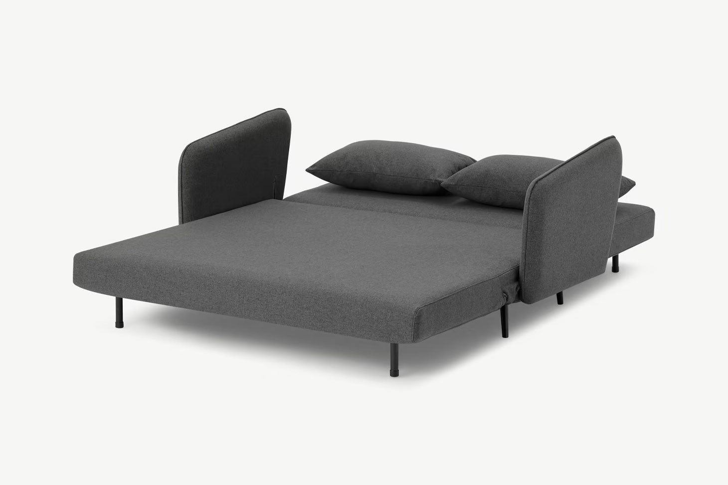 Yataklı İkili Kanepe Rmn 9344, Koyu Gri