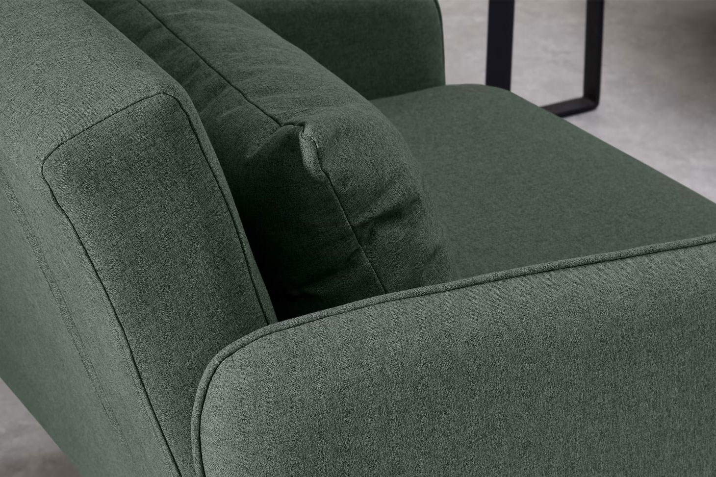 Yataklı Kanepe Tekli Çekyat Rmn 9415, Yeşil