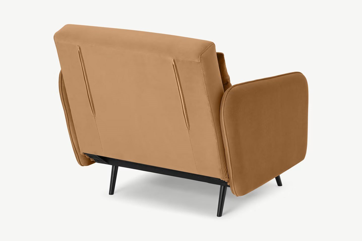 Yataklı Kanepe Tekli Çekyat Rmn 9416, Açık Kahverengi