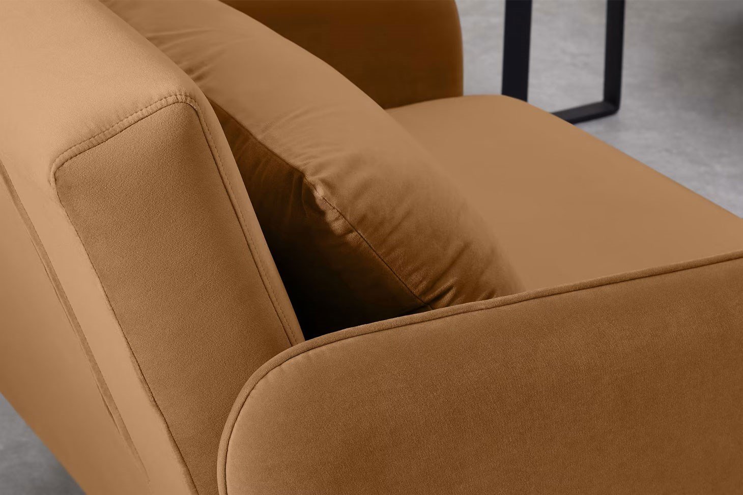 Yataklı Kanepe Tekli Çekyat Rmn 9416, Açık Kahverengi