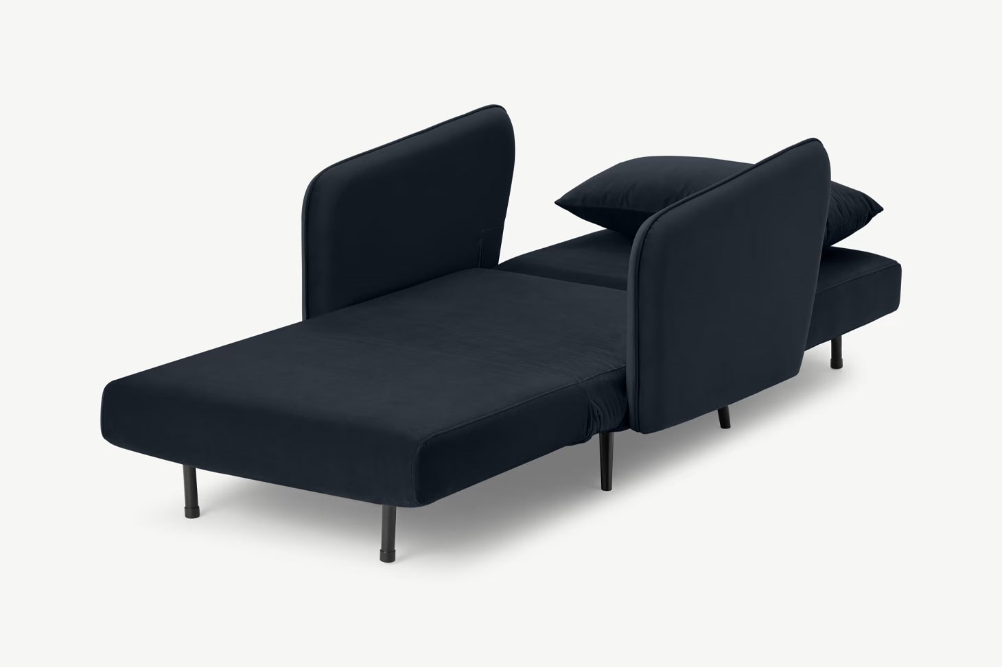 Yataklı Kanepe Tekli Çekyat Rmn 9417, Lacivert