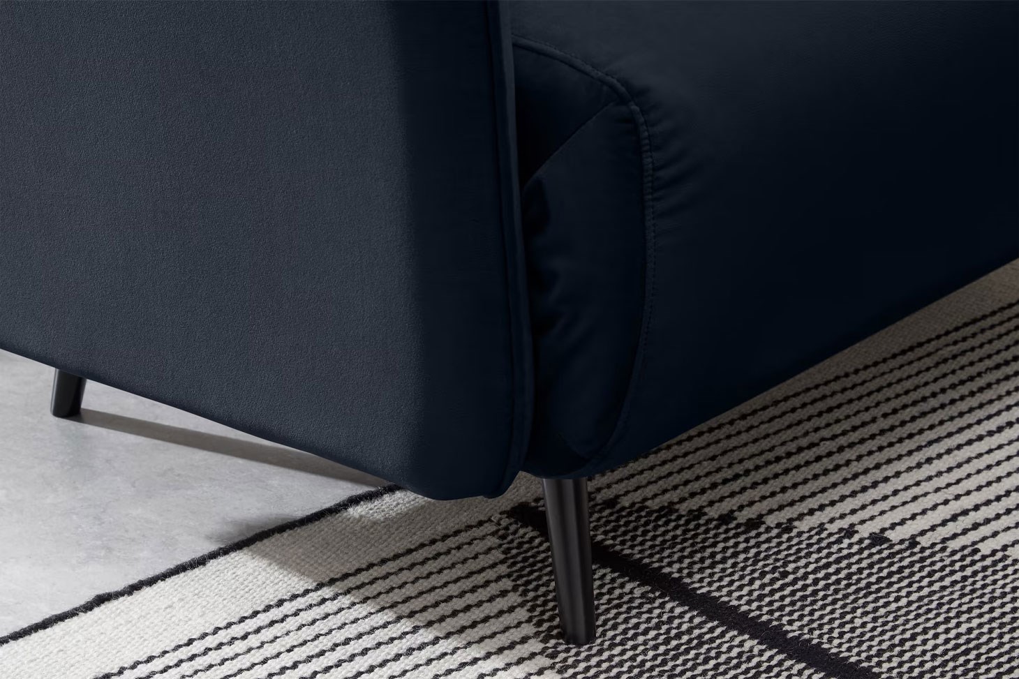 Yataklı Kanepe Tekli Çekyat Rmn 9417, Lacivert