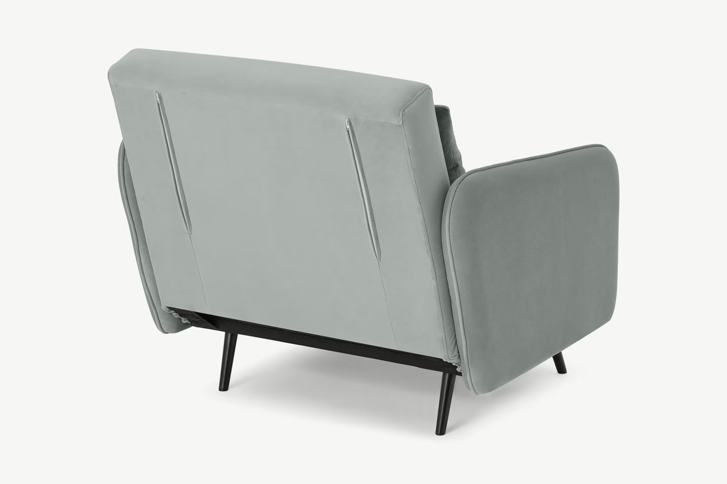 Yataklı Kanepe Tekli Çekyat Rmn 9418, Buz Mavisi