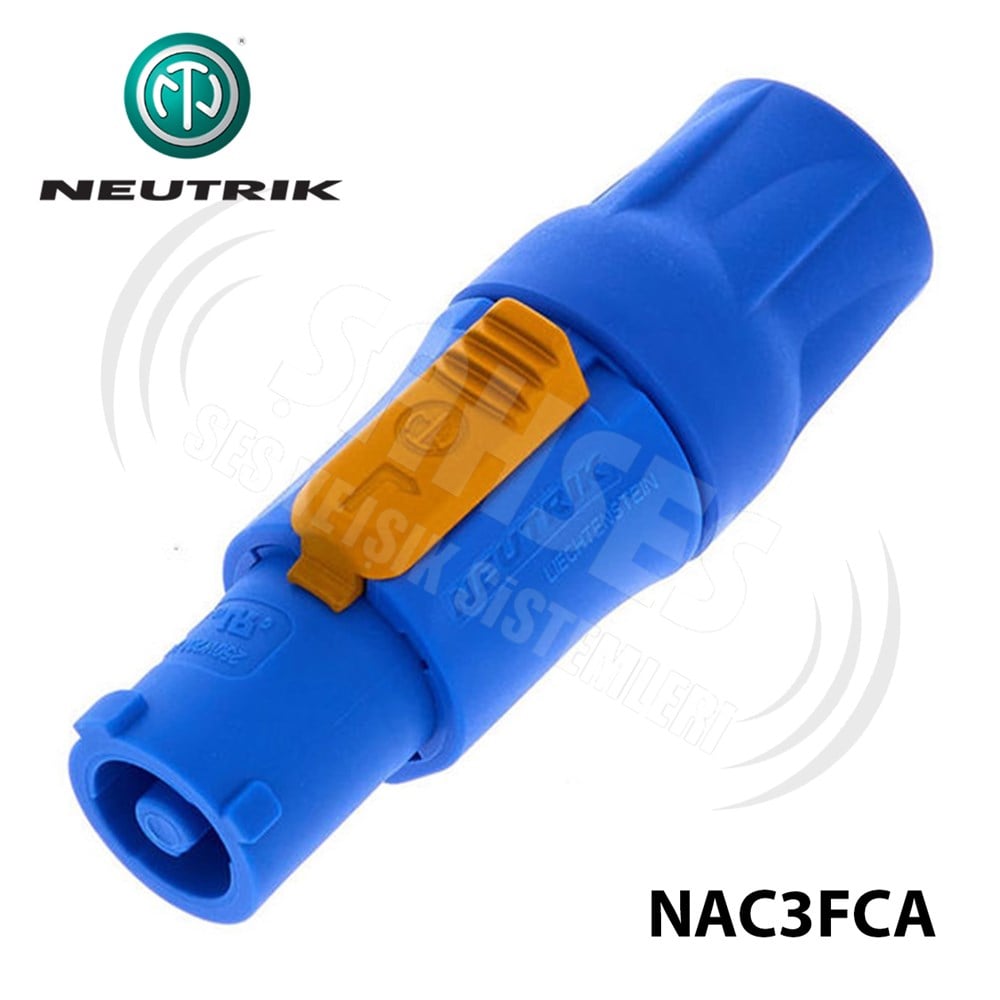 Neutrik NAC3FCA Enerji Konnektörü A