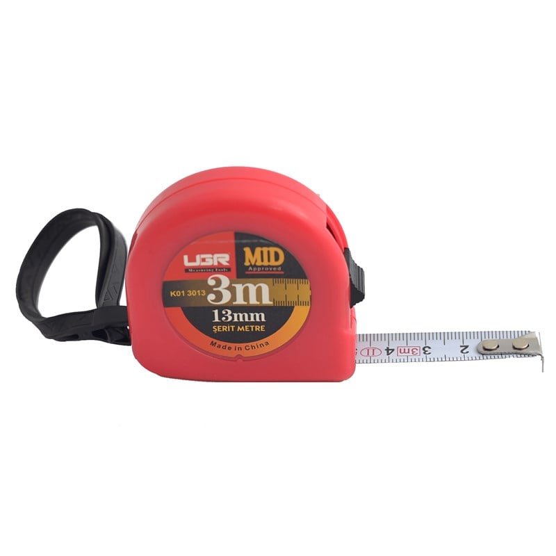 Aile Parça ÇeşitleriBDRÇelik Şerit Metre 3mt x 13mm / K01-3013