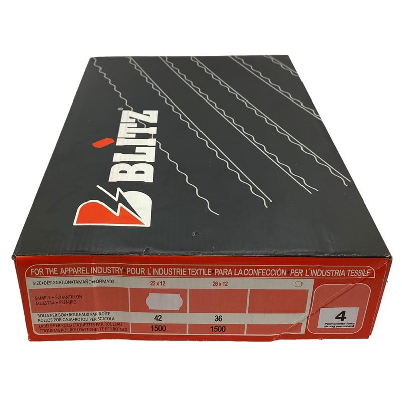 Etiket ÇeşitleriBlitzEtiketleme Makinesi Beyaz Etiket/ 12X22 42ADET