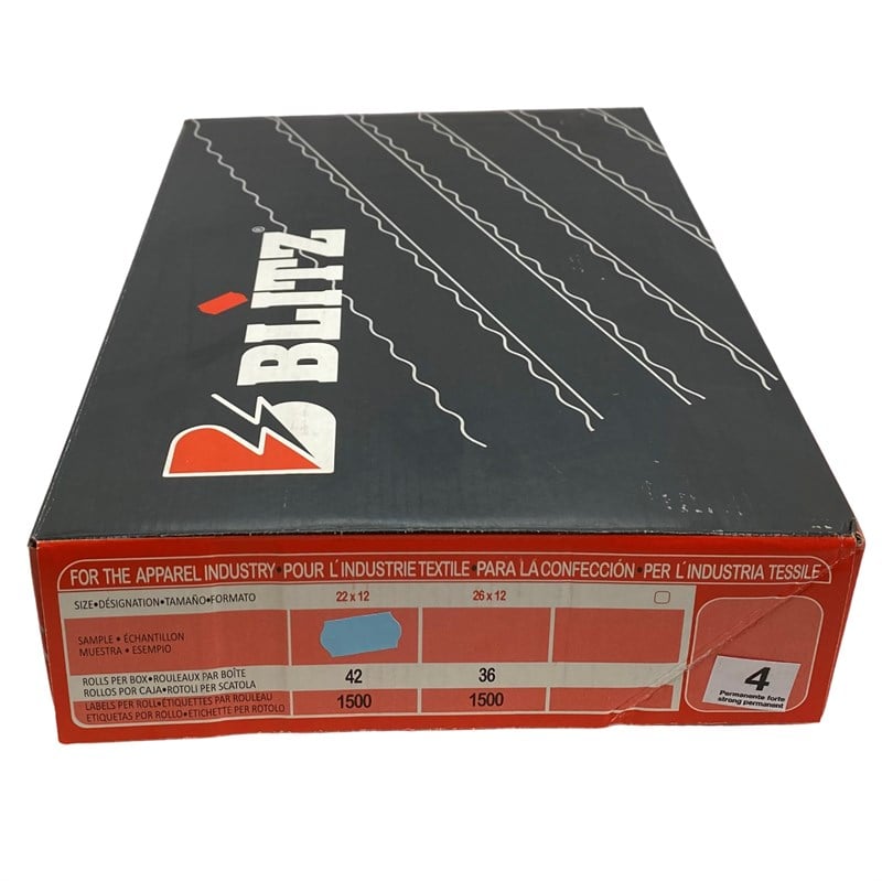 Etiket ÇeşitleriBlitzEtiketleme Makinesi Mavi Etiket/ 12X22 42ADET