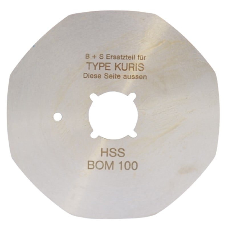 Kesim Makineleri ve EkipmanlarıB+S Suprena Yuvarlak Kesim Motor Yüksek Karbonlu 8 Köşe Bıçak/ R1515(8) HSS