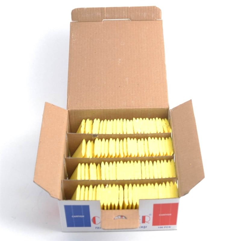 Çizgi TaşlarıCariyerSabun Çizgi Taşı Sarı 100 Adet