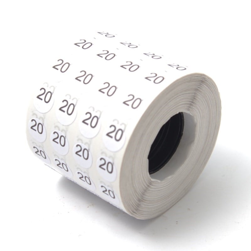 Etiket ÇeşitleriGENÇLERETİKETLEME MAKİNESİ NUMARALI ETİKET 14 NO