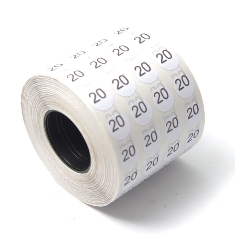 Etiket ÇeşitleriGENÇLERETİKETLEME MAKİNESİ NUMARALI ETİKET 23 NO
