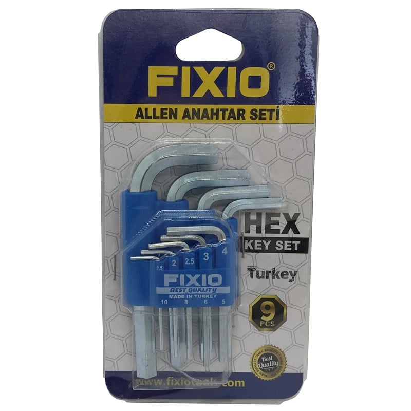 El Alet ÇeşitleriFixioAlyan Anahtar Takımı 9 Parça / FA1009
