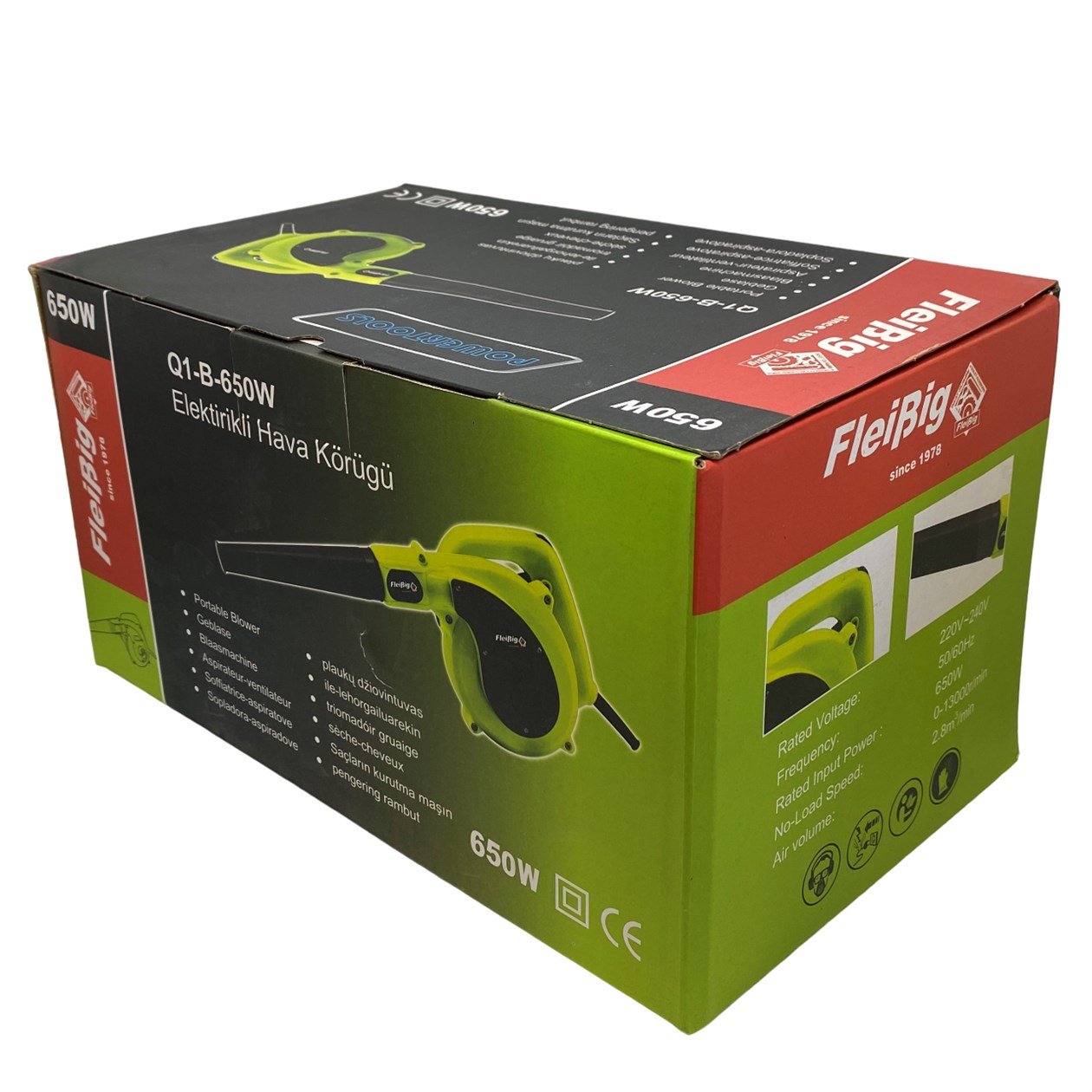 Kompresör ve EkipmanlarıFleibigPortatif Hava Kompresör Ayarlı/Q1-B-650W