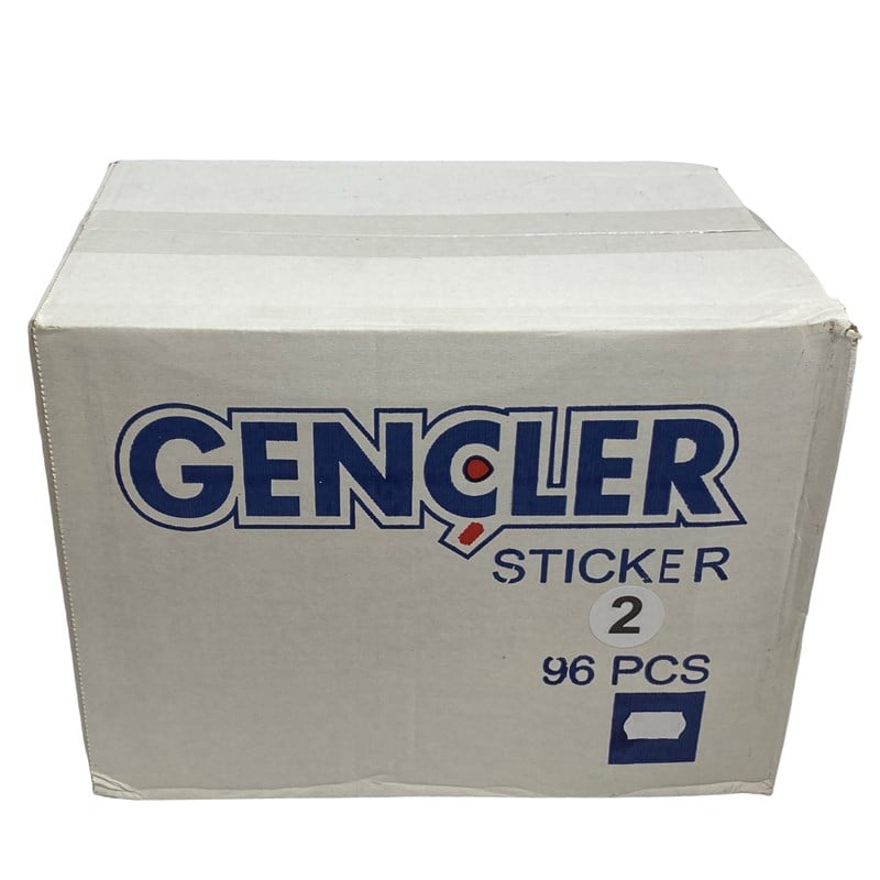 Etiket ÇeşitleriGençlerEtiketleme Makinesi Düz Beyaz 2 No Etiket 96 Adet