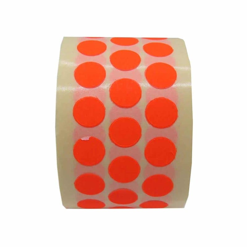 Etiket ÇeşitleriGençlerEtiketleme Makinesi Nokta Etiket/ TURUNCU