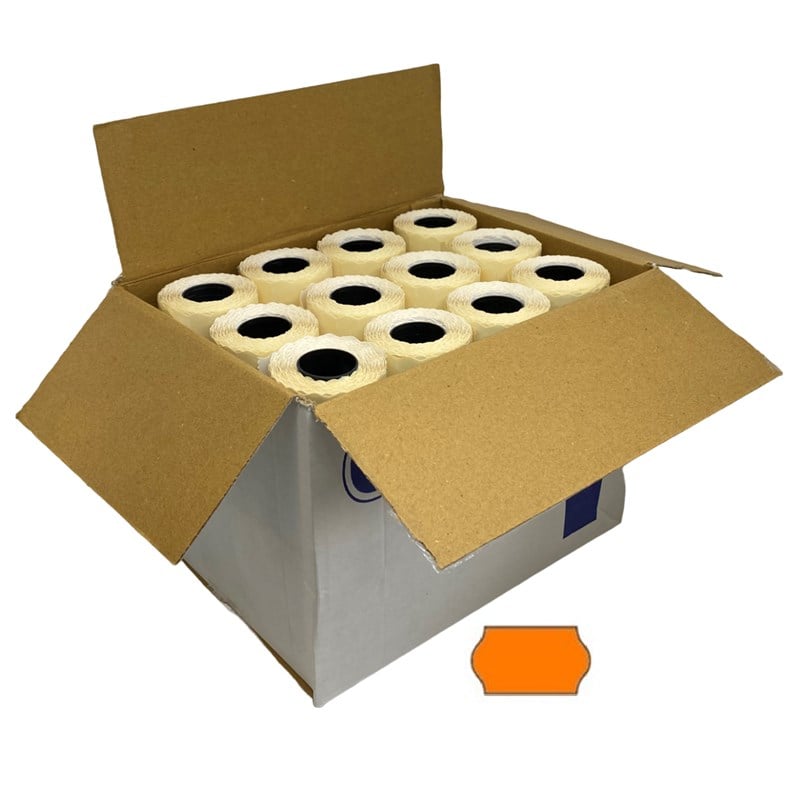 Etiket ÇeşitleriGençlerEtiketleme Makinesi Turuncu Etiket 96Adet