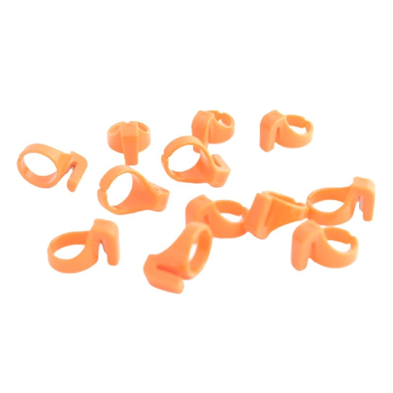 Dikiş Aksesuar ÇeşitleriGolden Eagleİplik Kesme Parmak Yüzük Turuncu (Büyük) / TC-RG03O 12ADET
