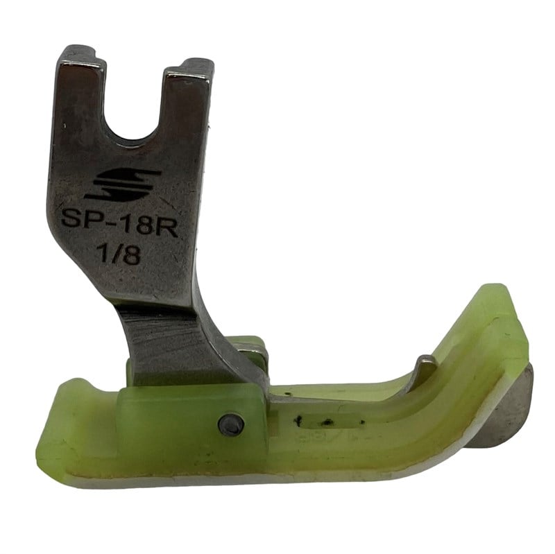 Ayak ÇeşitleriHard SteelDüz Makine Plastik Teflon Çimalı Ayak Sağ / TSP-18 1/8R