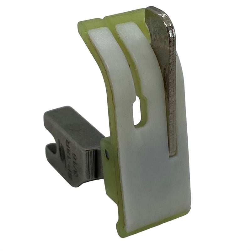 Ayak ÇeşitleriHard SteelDüz Makine Plastik Teflon Çimalı Ayak Sağ / TSP-18 3/16R