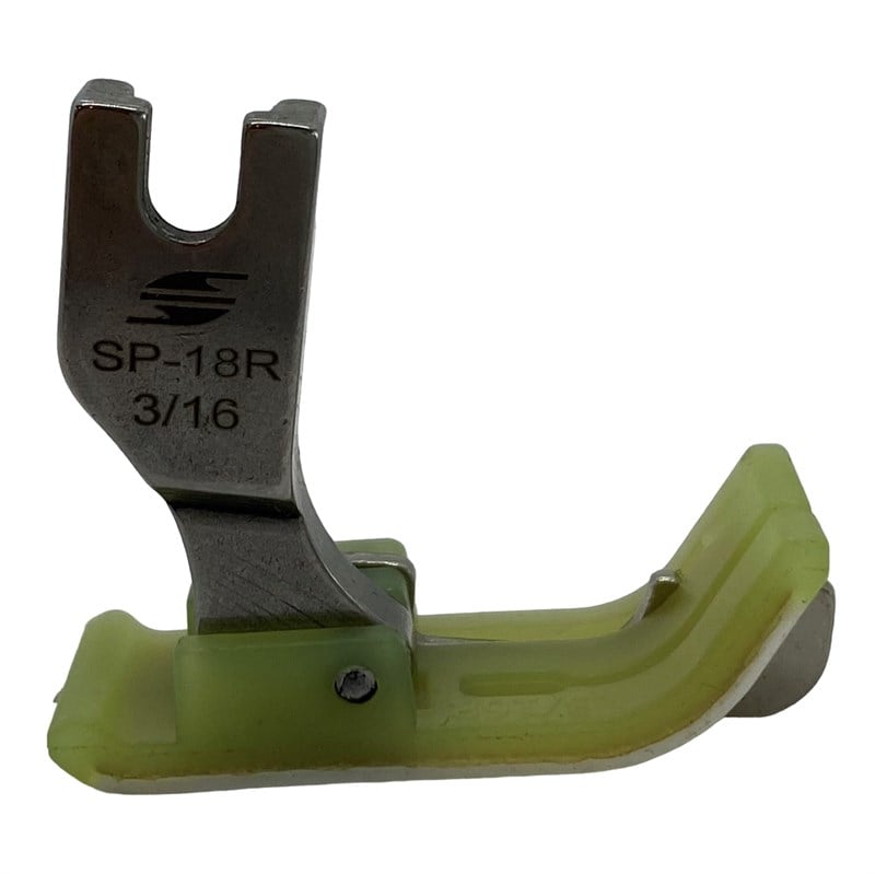 Ayak ÇeşitleriHard SteelDüz Makine Plastik Teflon Çimalı Ayak Sağ / TSP-18 3/16R